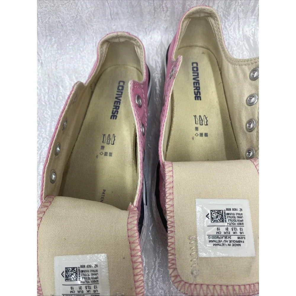Converse Kids All Star Sneaker Shoe Youth Girls Pink Size 13